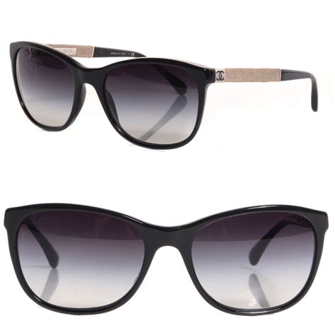 CHANEL CC Sunglasses 5185 Black 604004 